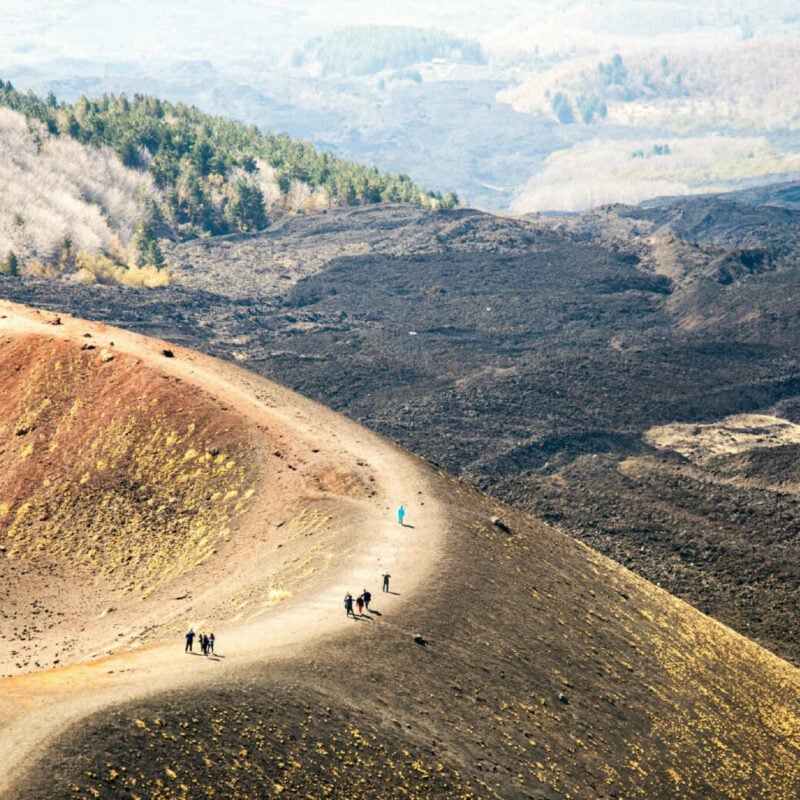 The territory of Etna